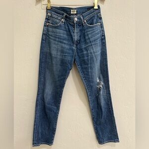 Citizen of Humanity - the Cara, high rise cigarette ankle jeans